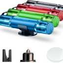 Emergency Car Window Breaker, Car Spring Loaded Window Punch, Essential Window Punching Seatbelt Cutter for Driving a Car (4, SGPCQ-Black+Blue+Green+Red)
