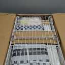 Ulif E12C Heavy Duty Closet Organizer SystemFreestanding Clothing Racks for Hanging ClothesAdjustable Garment Rack 71" W x 16" D x 76.5" H Hold 960 lbsWhite Clothing Rack with White Dustproof Cover