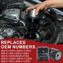 12 Packs 90915-YZZF2 Oil Filter, Engine Oil Filter with Drain Plug Washers Compatible with Toyota RAV4 Camry Corolla Prius Avalon Highlander Scion, Replace 90915-YZZN1 90915-10009 90915-YYZD3