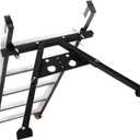 Ladder Stabilizer, Anti-Slip Extension Ladder Stabilizer, Adjustable Leg 20-28" Roof Ladder Stabilizer, Withstands 440lb Ladder Standoff Stabilizer, Built-in Tool Tray Ladder Accessories