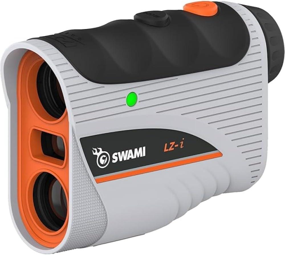 IZZO Golf Swami Laser Rangefinder with Slope, Pin Lock & Club Suggestion, 800 Yards Range, Soft Shell Carry Case