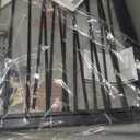 Keny 29.7"-46" Baby Gate for Stairs, Auto Close Dog Gates for Doorways, Pressured Mounted No Drilling Pet Gate Extra Wide, One-Hand Opening Dual Lock Stair Gate, Indoor Kids Necessities, Black