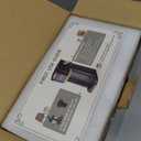 Single Serve One Cup Coffee Maker, for K Cups and Grounds, Mini Coffee Maker with Portable Handle, 6 to 12 Oz Brew Size, for Travel, Camping, Office, RV and Dorm, 120V, Black and Gold