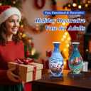 wowsome 3D Puzzle Vase for Adults, Jigsaw Puzzle Vase for Flower, Art Puzzles Gift for Women House Flowers Arrangements and Home Decoration (Santa Chimney)