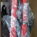 Sportneer Bike Trainer - Magnetic Stationary Bike Stand for 26-28" & 700C Wheels - Adjustable 6 Level Resistance Bike Trainer Stand for Indoor Riding with Quick Release Lever & Front Wheel Riser Block