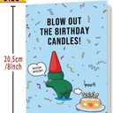 6 x FANCYLUCKY Funny Birthday Cards for Men, Hilarious Birthday Card for Husband Boyfriend Dad Brother, Bday Gift for Men