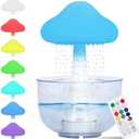 Cloud Humidifier, Essential Oil Diffuser 7 Colors Night Light Aromatherapy, Mushroom Diffuser with Water Sound for Home Bedroom Office
