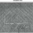 Universal Waterproof Heavy Duty Golf Cart Seat Cover - Gray, Cotton, for Club Car DS Precedent EZGO TXT RXV, 2-Person Seats with Armrests