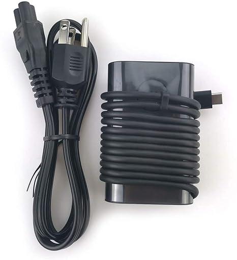 Dell New Replacement 45W USB Type-C Cable for Dell XPS 12 (9250), 13 (9370, 9380, 9300, 9365, 9310) 2-in-1, 13 (9370, 9380, 9300, 9365, 9310), 1J12J, 01J12J, 0P08C8, P08C8 HA45NM180
