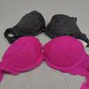 Smart & Sexy Women's Signature Lace Push Up Bra, Single and 2-Pack, 42C