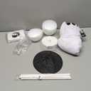 [Timer] Light Up Halloween Ghost Decorations, Set of 2 DIY Spooky Ghosts Crafts, Scary Ghost for Halloween Decor Indoor Home Mantel Shelf & Tabletop Decor