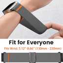 ID208 Plus, IDW13, IDW16, IDW17, IDW19, IDW20, IDW21, IDW23, IDW25, IDW26, IDW28 Smartwatch Bands, Lamshaw 22mm Quick Release Stretchy Solo Loop Adjustable Nylon Replacement Straps Compatible for Quican, aeac, WMK Smart Watch
