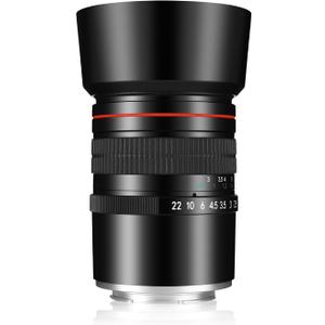 JINTU 85mm F/1.8-22 Medium-Telephoto Fixed Prime Camera Lens for Sony E-Mount Mirrorless a7C a7III a7RIII a7SIII a7IV a7RIV a7RV a9 A1 FX3 ZVE1 A7CR A7CII a6600 a6100 a6300 a6400 a6500 ZV-E10