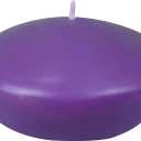 Zest Candle 3-Piece Folding Candles, 4-Inch, Purple