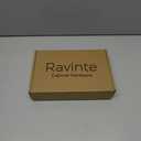 Ravinte 10 Pack 3" Drawer Pulls Flat Black Cabinet Cup Pulls Kitchen Hardware Cabinet Handles Drawer Handles Knobs 3 inch Hole Center