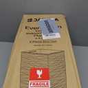 Mueller Janska M-Resin Heavy Duty Tall Planter, Indoor/Outdoor Grande Plant, Tree, Flower Pot, 2-Piece Set, 24, Modern Design, Built-in Drainage, Dark Gray (24 x 11.5")