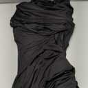 Women's Sleeveless Ruched Maxi Dress Sexy Irregular Bodycon Casual Elegant Club Party Cocktail Long Dresses Medium