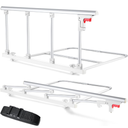 Bed Rails for Elderly Adults Safety, Folding Bedside Assist Rail Handle, Fall Prevention Safety Hand Guard Grab for Seniors & Surgery Patients, Fit King, Queen, Full, Twin(Tool-Free Assembly