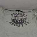 Froget About It Funny Frog Meme Design Mafia Frog Graphic T-Shirt. 2XL