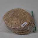 6 Pack Woven Placemats, Round Wicker Placemats, Rattan Place mats, Natural Hand-Woven Water Hyacinth Table Mats, Braided Straw Table Mats for Dining Table (11.8 inch)