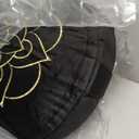 Hihealer Meditation Cushion Set Large Velvet Floor Pillow & Traditional Tibetan Yoga Bolster for Adults Zafu Meditation Mat with Buckwheat Filling (Black)