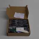 Ravinte 60 Packs (30 Pairs) 3/8" Inset Matte Black Cabinet Hinge, Self Closing Hinges for Kitchen/Bathroom/Furniture Cabinets & Doors. Decorative Hardware with Door Bumper.