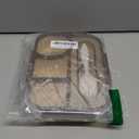 EASYFUN Bento Box Adult, Lunch Box, 4-Compartment Lunch Containers, Drop-Proof, Dishwasher Safe & Made with BPA-Free Materials(Khaki) (cream-colored)