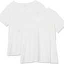 Amazon Essentials Women's Plus Size Short-Sleeve V-Neck T-Shirt, Multipacks (5X)