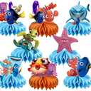 8Pcs Finding Nemo Table Centerpieces Birthday Party Supplies Double Side Table Decorations for Kids Party Decorations