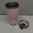 HAUSHOF 30 oz Tumbler, Stainless Steel Vacuum Insulated Coffee Tumbler Water Cup, Double Wall Travel Mug with Lid, Perfect for Hot and Cold Drinks (Pink)