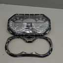 278002270 Upgrade LCD Speedometer Gauge Cluster with Chrome Bezel Replacement for SeaDoo GTX RXP RXT Wake 2006-2011 OE# 278002328, 278002326, 278002319, 278002317, 278002144 Vahaha