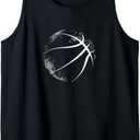 Basketball Silhouette Basketball Tank Top, Size M