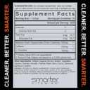 SmarterVitamins 200mg Caffeine Pills - MCT Oil from 100% Coconuts + 100mg L-Theanine, Energy and Focus, Extended Release Capsule, 50 Liquid Softgels