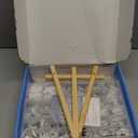 Changeable Felt Letter Board with Letters, Pre Cut & Sorted 725 Letters, First Day of School Board, Baby Announcement Sign, 10x10 Inch Message Board, Pregnancy Announcement Classroom Decor Sign Board (Black)