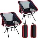 Camping Chairs Portable, Foldable Chair Lightweight, Backpacking Chair for Adults, Folding Chairs for Outside Camp (Medium-2)