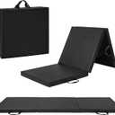 CAP Barbell All Purpose Folding Anti Tear Exercise Training Aerobic Fitness Gym & Gymnastics Balance Mat | Multiple options (Black)