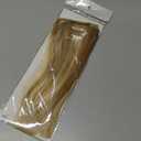 2 Pcs Short Clip in Hair Extensions, Human Hair Clip in Extensions for Women 8 Inch Honey Brown and Bleach Blonde