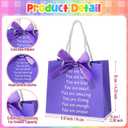 Kolldenn 24 Pack End of School Year Gift Bag with Handles Ribbon Rainbow Party Favors for Last Day of School Birthday Party Supplies (Elegant Style)