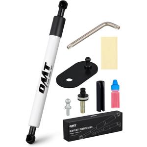 Orion Motor Tech Truck Tailgate Assist, Pickup Tailgate Lift Assist Kit, Pickup Tailgate Shock Compatible with 2009 2010 2011 2012 2013 2014 2015 2016 2017 2018 2019 2020 2021 2022 Ram 1500 2500 3500 (White)