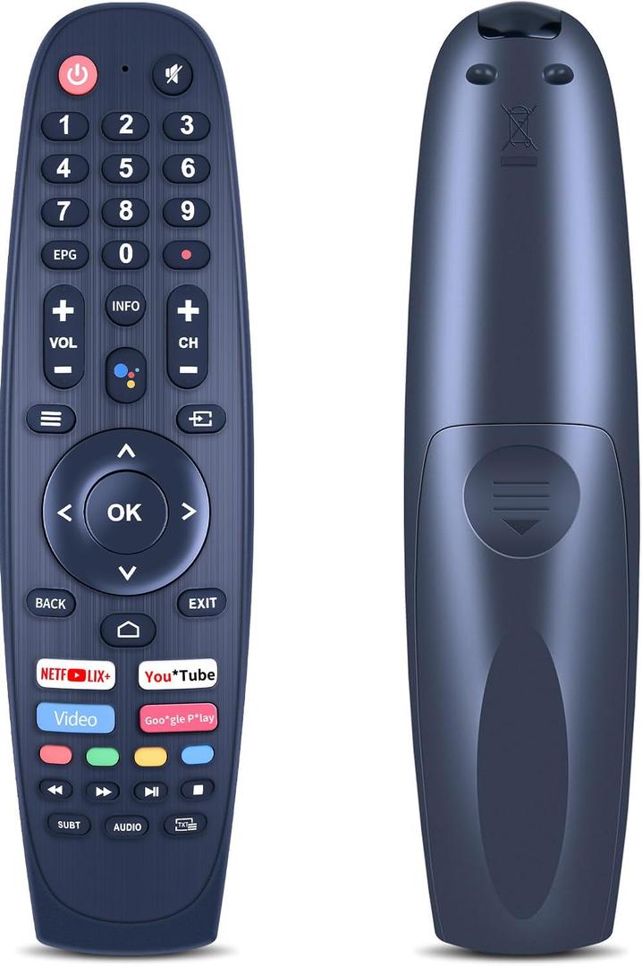 EC32V2HA EC40V2FA Replacement Remote Only for SANSUI ES50V1UA, BLAUPUNKT, Caixun, ARRQW TVs - No Voice Function