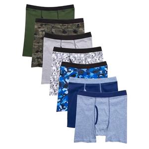 Hanes Big Boy's Comfortsoft Printed Boxer Briefs Underwear, assorted, Medium (10 pack)