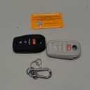 TANDRIVE Key Fob Cover for Toyota 2025 2026 Grand Highlander Corolla Cross 4Runner Land Cruiser Highlander Crown Signia Sequoia Venza 2021-2026, 4-Button, Silicone, 2-Pack, Black and Gray