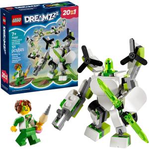LEGO DREAMZzz Z-Blob's Robot and Vehicle Adventures Robot Toy Building Kit - Mech Suit Set for Kids, Boys and Girls, Ages 7+ - 19 Rebuild Options for Pretend Play - Gift Idea for Birthday - 71487 LEGO DREAMZzz Z-Blob's Robot and Vehicle Adventures Robot Toy Building Kit - Mech Suit Set for Kids, Boys and Girls, Ages 7+ - 19 Rebuild Options for Pretend Play - Gift Idea for Birthday - 71487