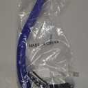 Swim Snorkel for Lap Swimming,Adult Swimmers Snorkeling Gear for Swimming Snorkel Training in Pool and Open Water,Snorkle Center Mount Silicone Mouthpiece One-Way Purge Valve (C-2nd generation-blue)