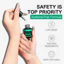 Gel Nail Polish Remover with Tools, 15ml (0.5 fl oz) - Acetone-Free, Quick Removal in 2-5 min, No Foil Soaking Needed, Safe for Natural NailsHome DIY Use