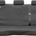 Covercraft Carhartt SeatSaver Custom Seat Covers | Fits 2011-2018 Ram 1500, 2019-2024 1500 Classic, 2011-2024 2500/3500 | 2nd Row Solid Bench Seat, Duck Weave Gravel