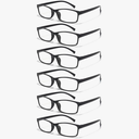 Gaoye Multi Pack Reading Glasses - Blue Light Blocking Lenses, TR90 Frames, UV400 - Eyeglasses with Clear Vision, Magnification Strength: 2.75 x