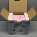 Chefman - Iceman Portable Mirrored Personal Fridge 4L Mini Refrigerator, Skin Care, Makeup Storage, Beauty, Serums & Face Masks, Small For Desktop Or Travel, Cool & Heat, Cosmetic Application, Pink