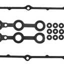 NewYall Engine Valve Cover Gasket Set for BMW 325i 325is 525i 525it M3 E34 E36 M50B25 S50B30 2.5L 3.0L L6 DOHC 1992-1995 with Grommet Seals Spark Plug Tube Seals