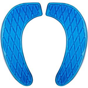 Gel Toilet Seat Cushion Portable and Washable Toilet Seat Cover Universal with Self-Adesive Design(Blue)